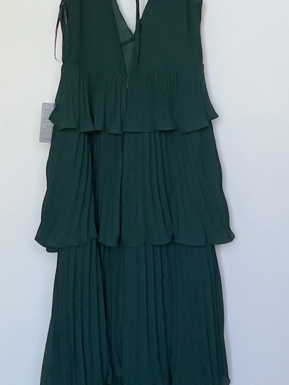 Nordstrom lulus women’s Deep Green Tiered Maxi Dress - Picture 5 of 6